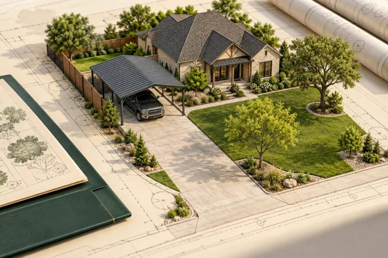 Steel carport project detail