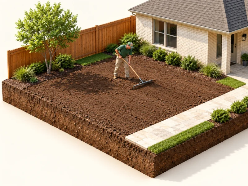 Sod installation: prepare &mdash; illustrative concept